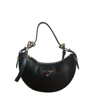 Prada Arqué mini leather shoulder bag